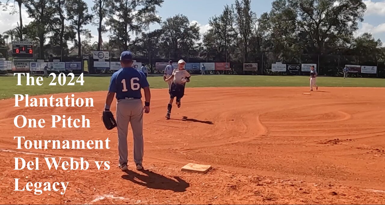 Legacy vs Del Webb at The 2024 Plantation 1 Pitch Softball Tournament