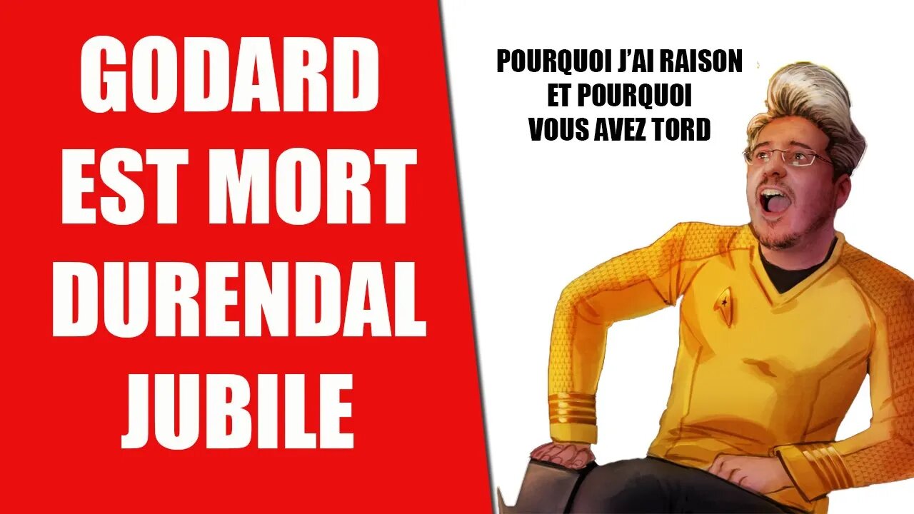 @Durendal1 DRAMA IL SE REJOUIT DE LA FIN DE JEAN LUC GODARD ET CREER LA POLEMIQUE SUR TWITTER