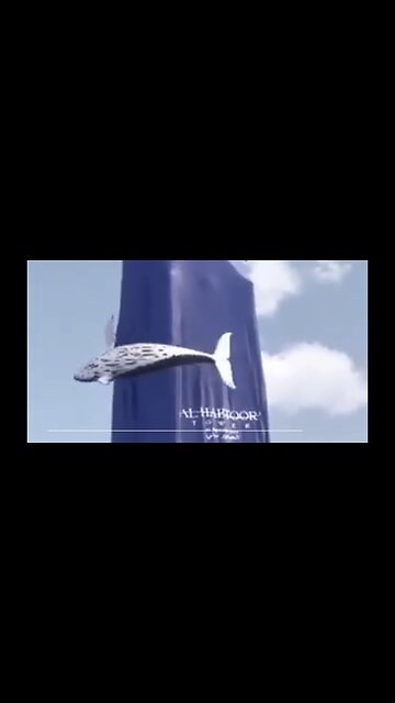 HOLOGRAM WHALES SWIMMING AROUND IN THE SKY !!!