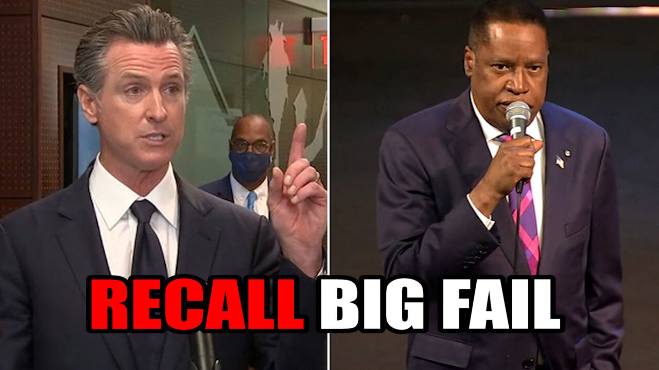 California Recall of Newsom BIG FAIL