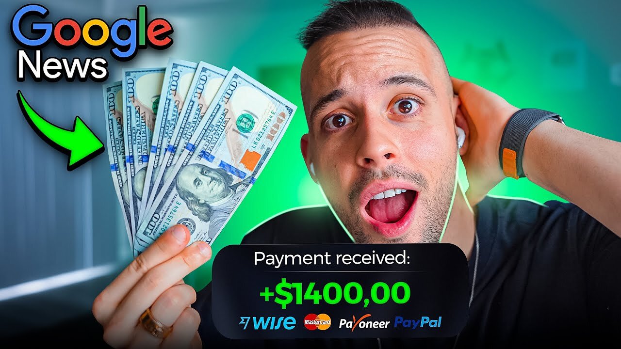 1400$ PER DAY Using Google News FREE Make Money Online 2023