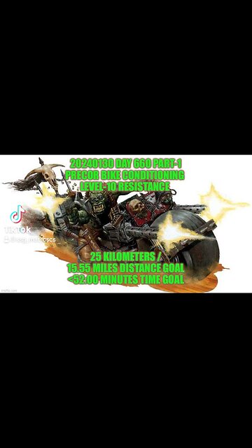 20240130 Day 660 Part-1 - Precor Bike Conditioning, 100x Toes to Bar