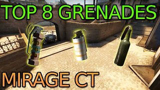 As 8 Melhores Granadas CT da Mirage - CSGO