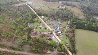 VIDEO: Tornado damage in Florida