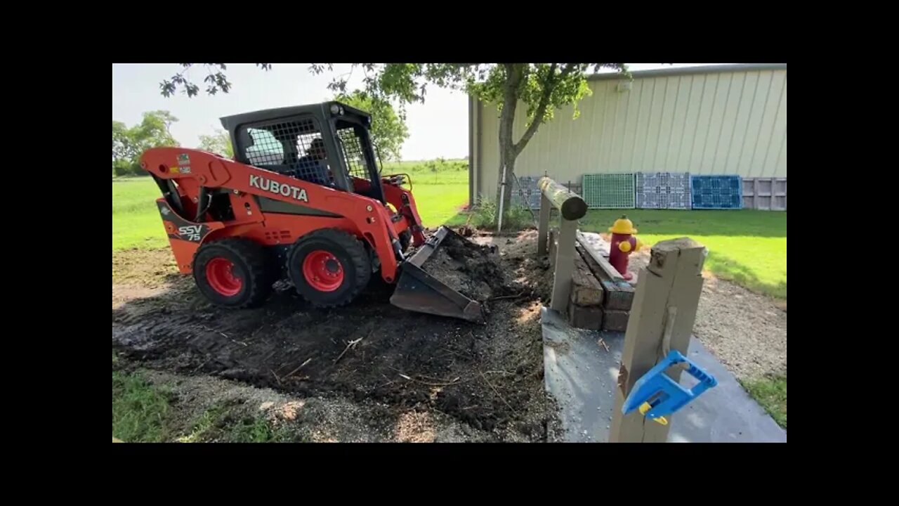 Concrete Pads Being Put For Horse Areas & Mud Areas - Complete Project 1 of 3