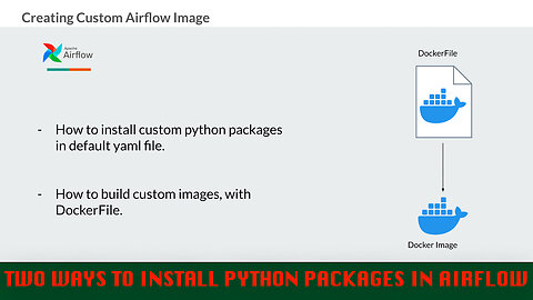 How to build your custom airflow docker image? | install custom packages in docker image | Airflow