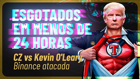 💰 Trump lança Coleção de NFTs na Polygon - Kevin O´Leary vs CZ - (Notícias Criptomoedas Hoje)