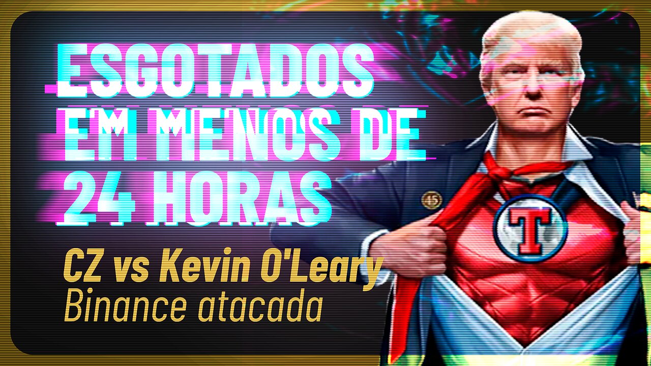 💰 Trump lança Coleção de NFTs na Polygon - Kevin O´Leary vs CZ - (Notícias Criptomoedas Hoje)