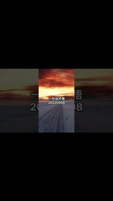 一句话开悟20220508