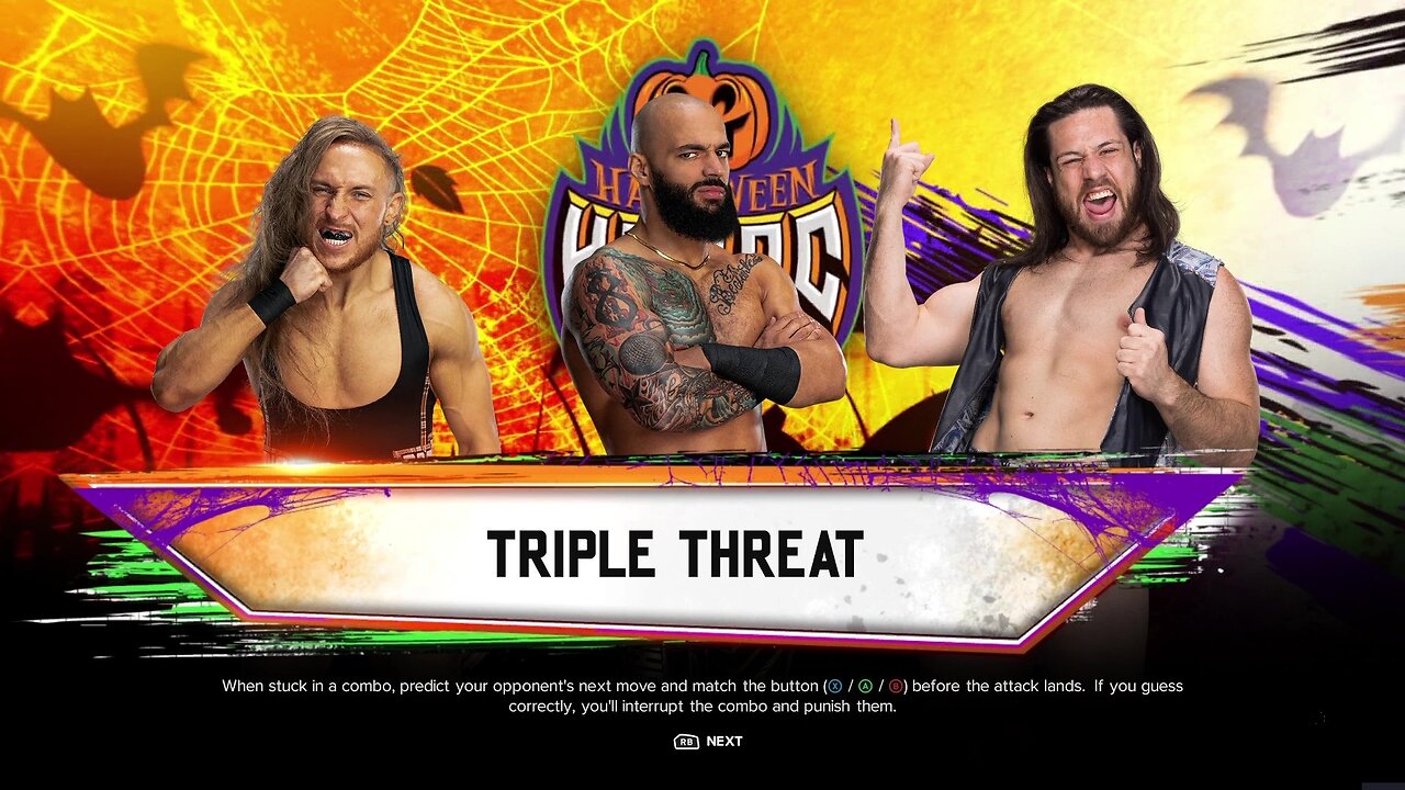 WWE 2k24 Pete Dunne vs Ricochet vs Cameron Grimes