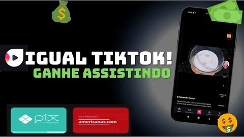 ✅Igual ao Tiktok [TICK ] - Ganhe R$5,00 a R$50,00 ASSISTINDO VÍDEOS no PIX!