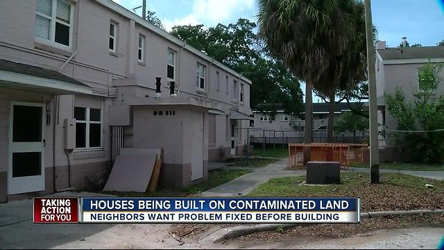 Houses being built on contaminated land in Tampa's West River