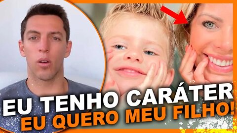 Ex-marido de Karina Bacchi se defende: "ela que tem que explicar as acusações e insinuações que fez"