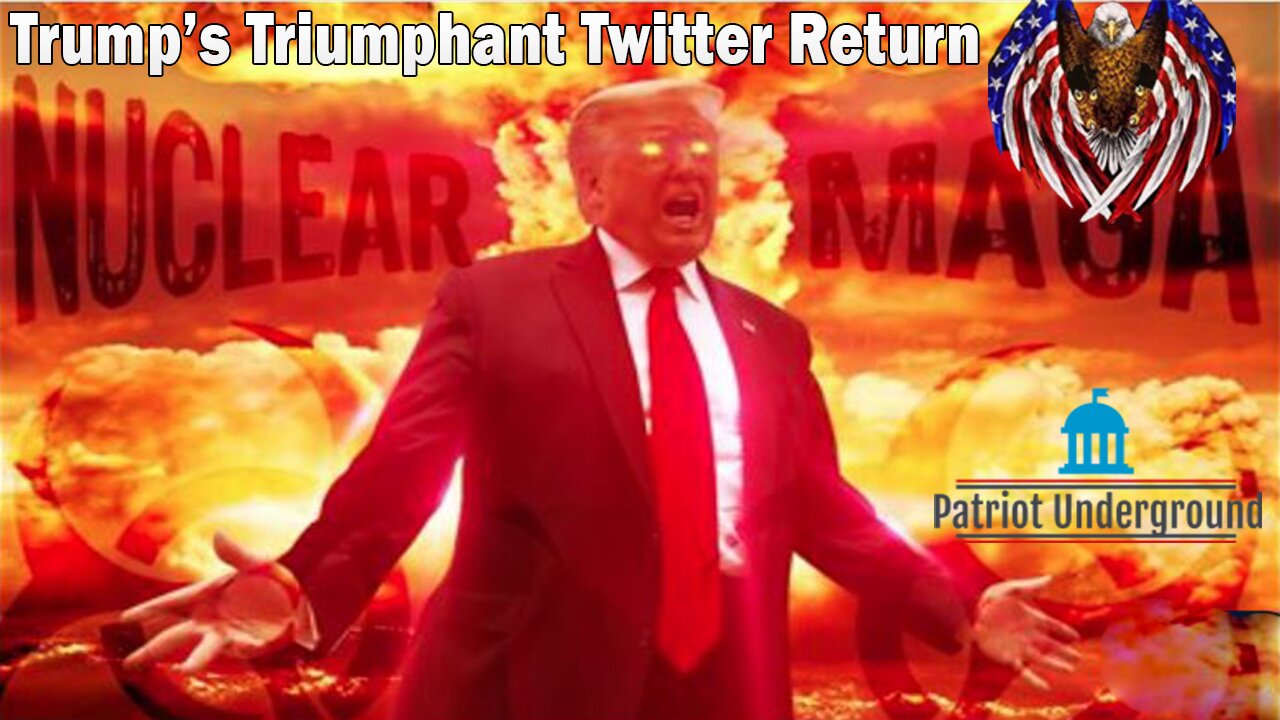 Patriot Underground Update Today: Trump’s Triumphant Twitter Return,EO 13848 & Election Interference
