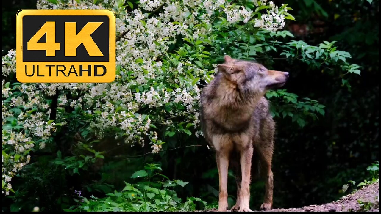 Iberian wolf Forest video