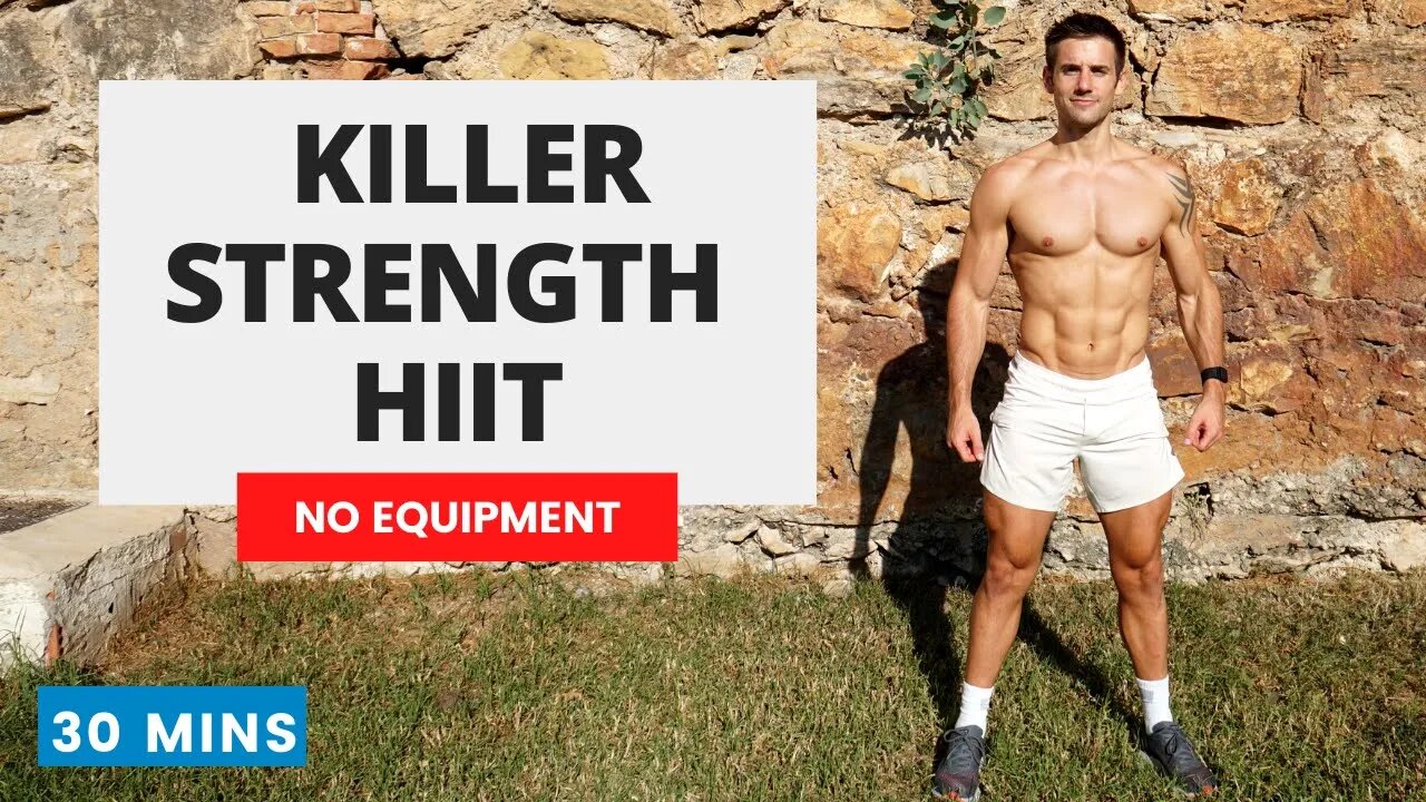 Killer Strength HIIT | Shredded Lean Gains | No Equipment | 30 Mins | #CrockFitApp