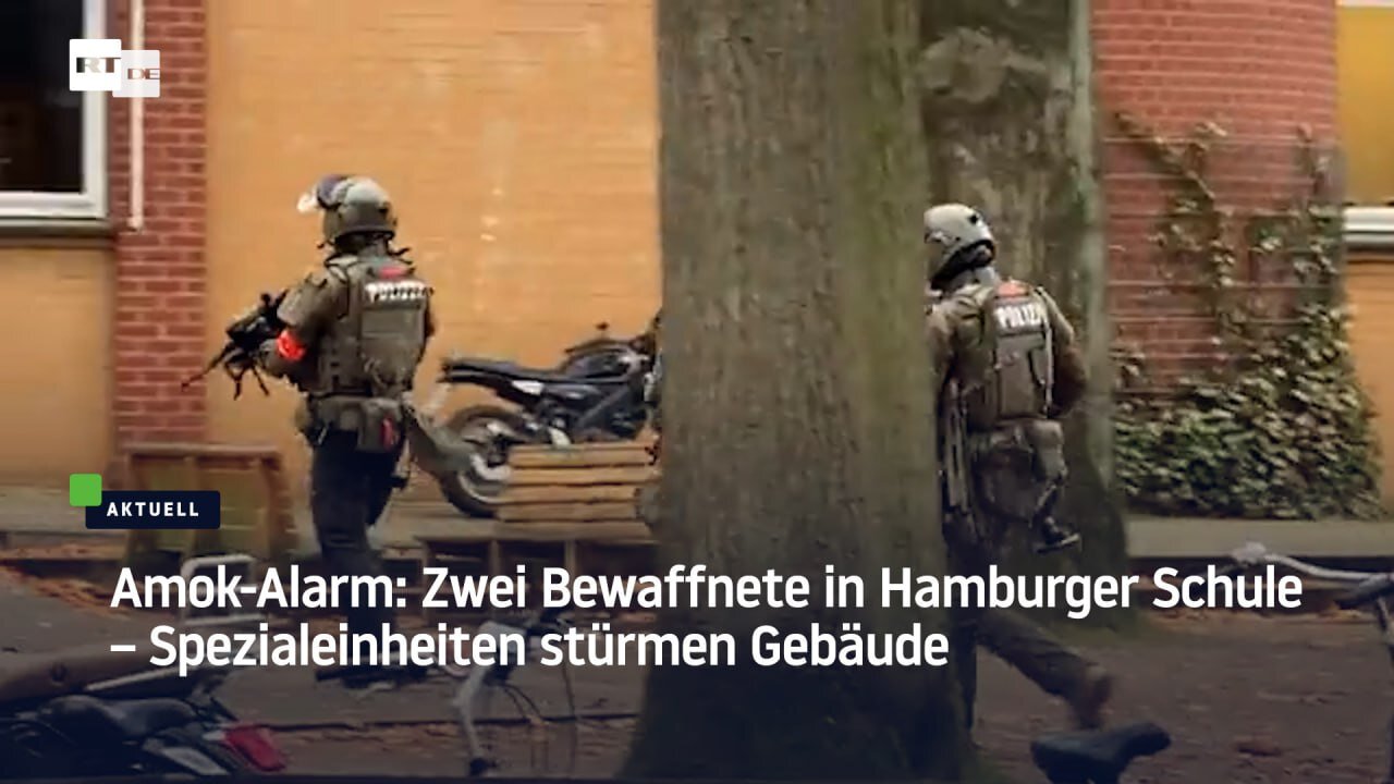 Amok-Alarm: Zwei Bewaffnete in Hamburger Schule – Spezialeinheiten stürmen Gebäude