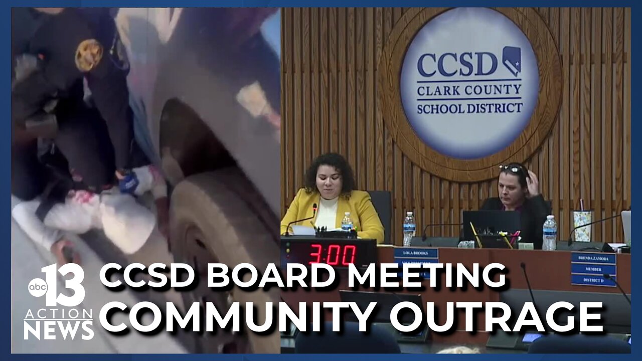 CCSD Trustees meet outrage in first meeting since release of police interaction video