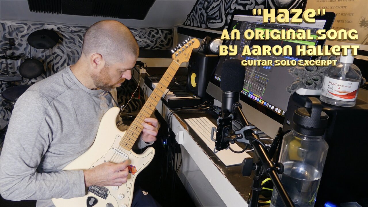 "Haze" an Original Song by Aaron Hallett Guitar Solo Excerpt