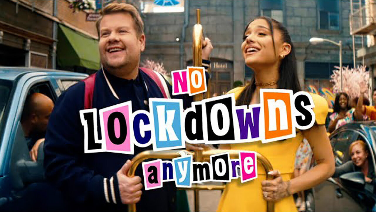 No Lockdown Anymore - James Corden & Ariana Grande (中譯字幕)