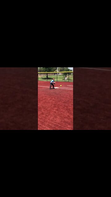 Backhand by 1B [8yr old]