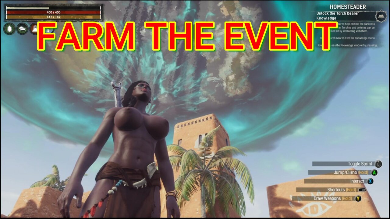 Conan Exiles, Farm the event Busty Boobs #Boosteroid #conanexiles #boosteroid_cloud_gaming