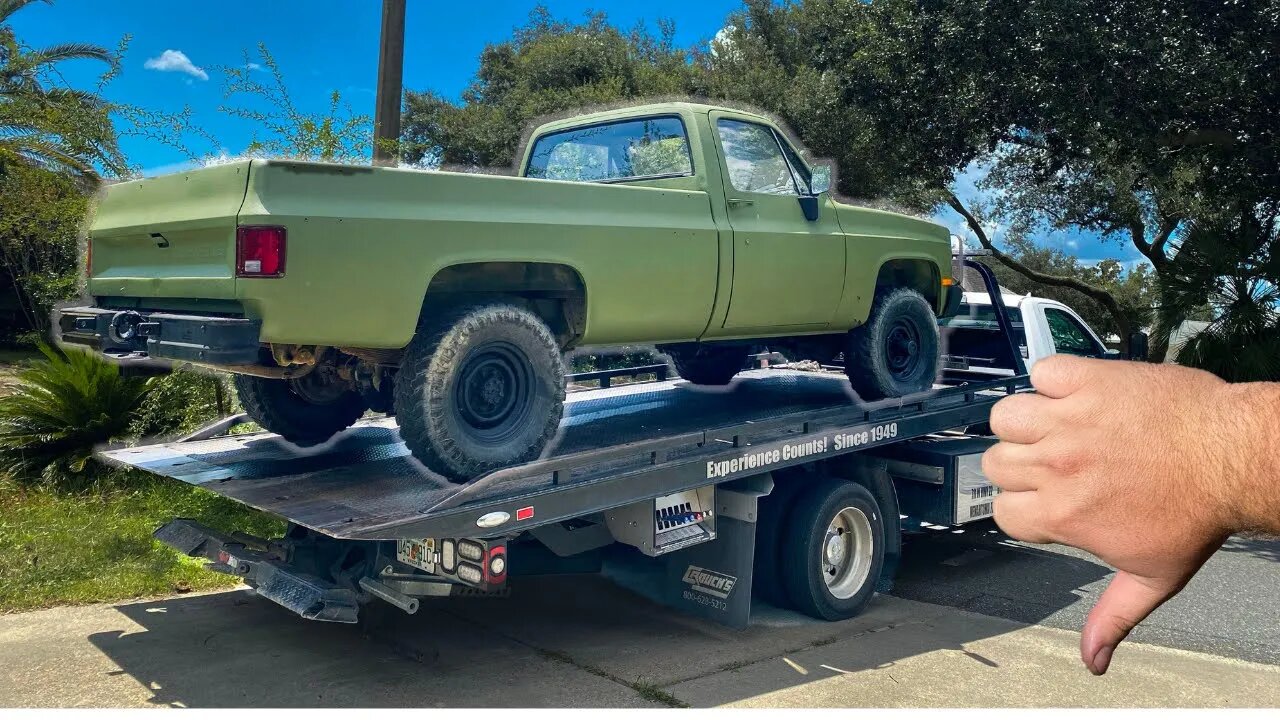 Angry Neighbors get my “Trashy” Square Body Towed because its a "Eyesore"
