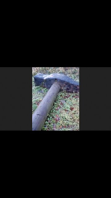 Worn & Weathered Giant Hammer