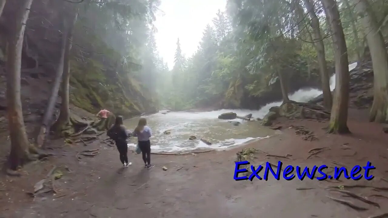 BX Falls moving fast water creeks Vernon BC, Friday June 3, 2022