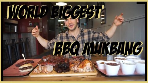 🔴HE SURVIVED THE WORLD BIGGEST BBQ MUKBANG I 18lb TEXAS BBQ FOOD CHALLENGE #mukbang #asmr #food