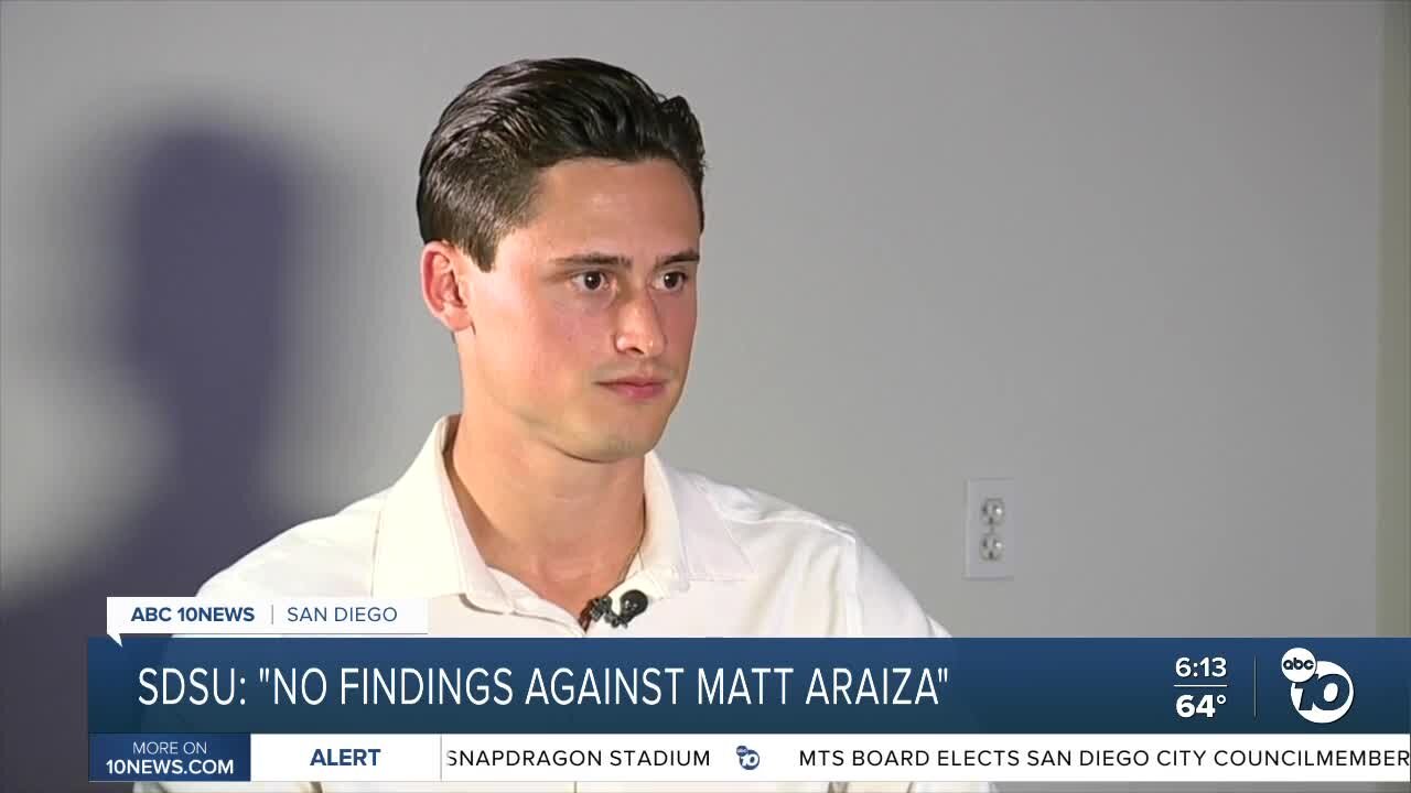 SDSU investigation into Matt Araiza had no findings, university says