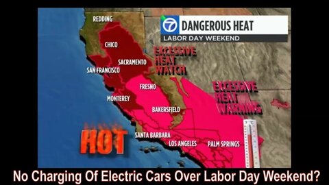 California Citizens Asked Not To Charge Their Electric Cars?