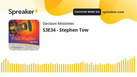 S3E34 - Stephen Tow