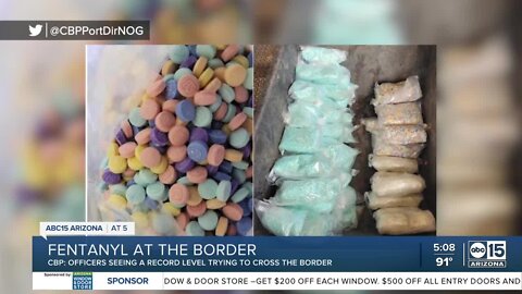 Fentanyl seized at the border seeing dramatic increase