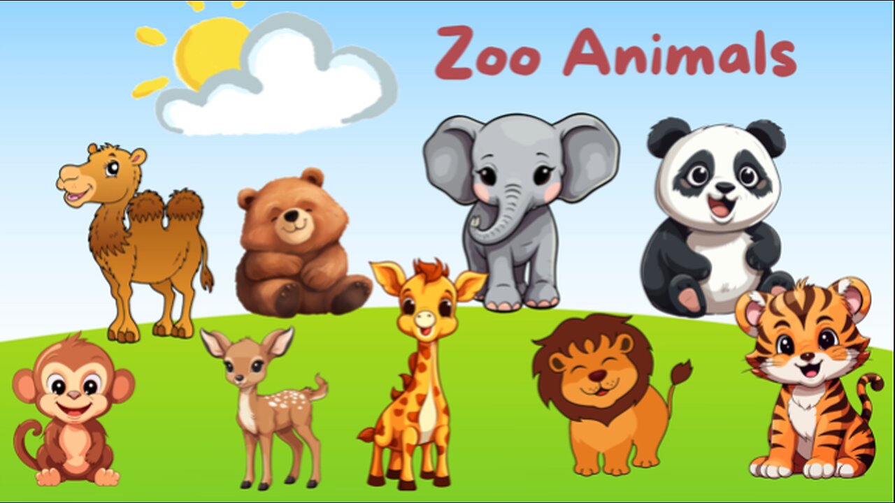 10 Amazing Zoo Animals That Kids Will Love! 🐘🦁🦒 | Fun and Educational Animal Videos for Children