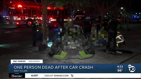 1 person killed in East Village vehicle crash