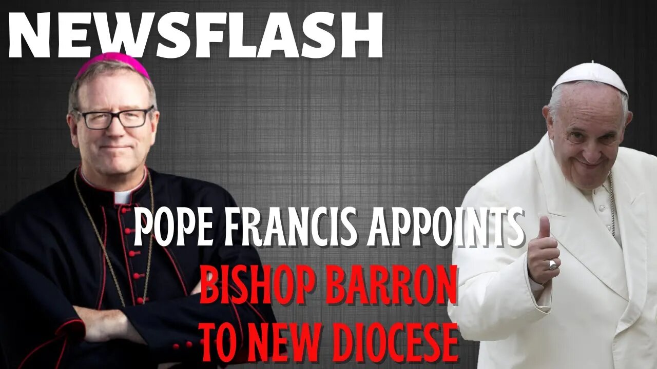 NEWSFLASH: Bishop Barron Appointed to New Diocese by Pope Francis. Thoughts?