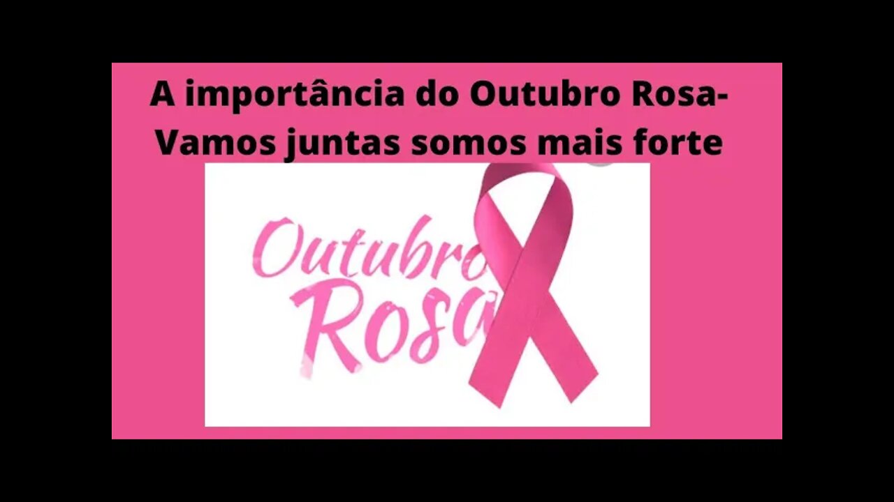 A importância do Outubro Rosa- Minha bicicleta estrago voltei de apê- Os gêmeos estão atrasados?