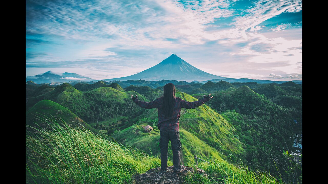 beautiful views of hill's in one frame || with relaxing sound and video