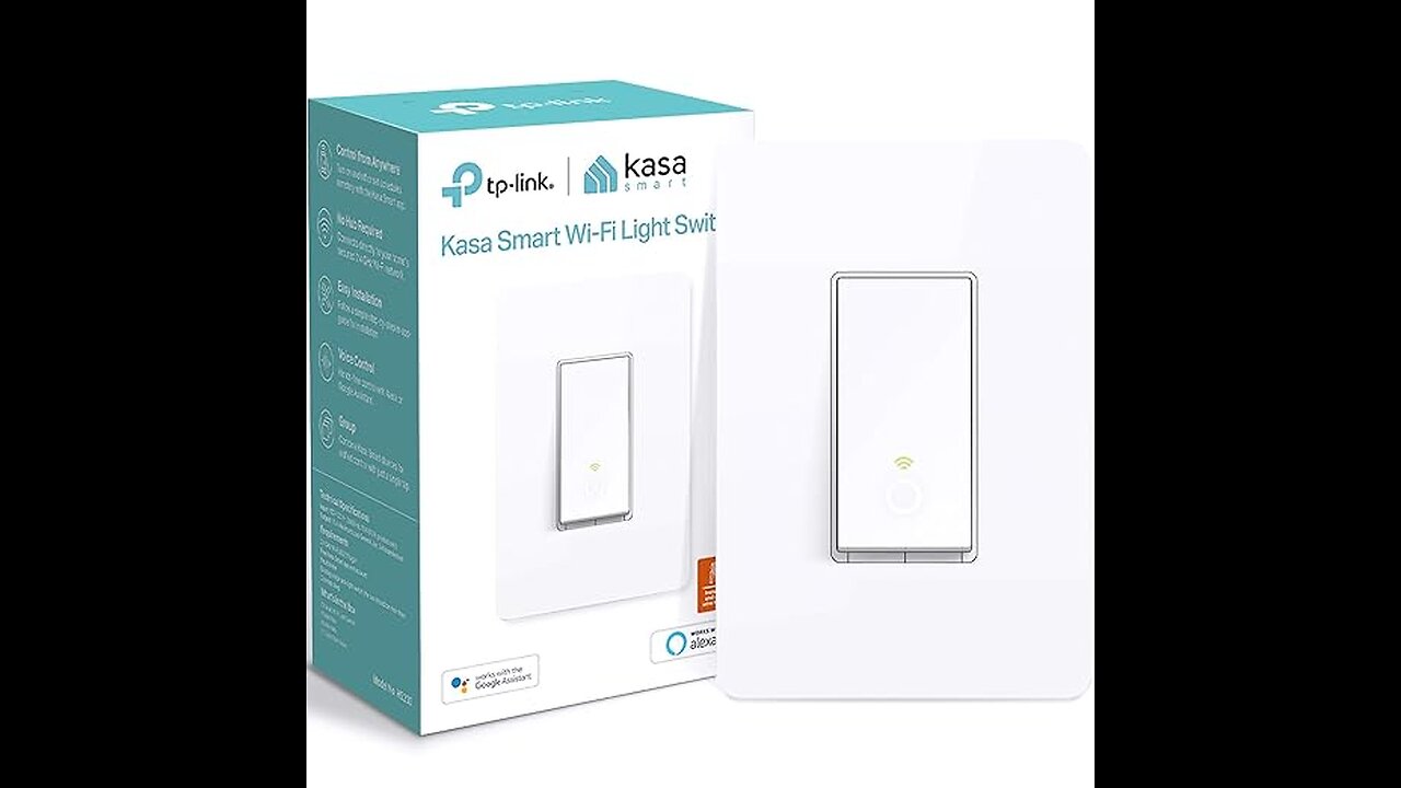 ontrol ceiling fan or light with TP-link Kasa smart switch HS200