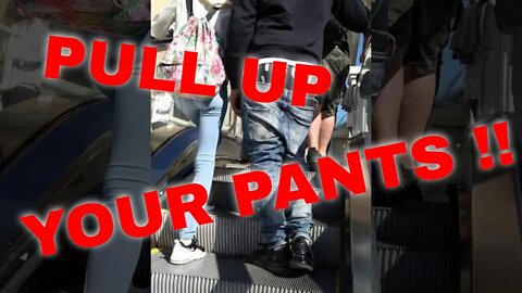 how not to wear your pants shorts pull your pants up lol