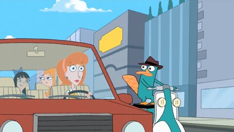 Linda and Perry at an Intersection | Phineas and Ferb