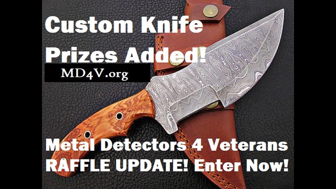 Metal Detectors 4 Veterans 2024 Charity Raffle!