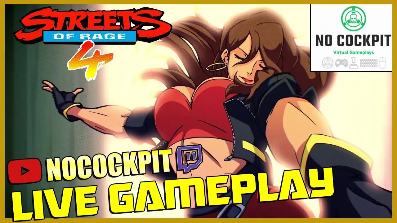 STREETS OF RAGE 4 MACETES | QUER APRENDER A JOGAR? SE LIGA NESSE GAMEPLAY AO VIVO CO-OP! SOR4