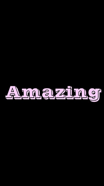 Amazing