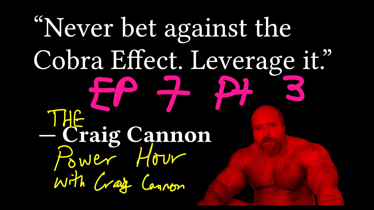 There will be no forgiveness | The Craig Cannon Power Hour with Craig Cannon | Ep 7 Pt 3 [SIQA_7.3]