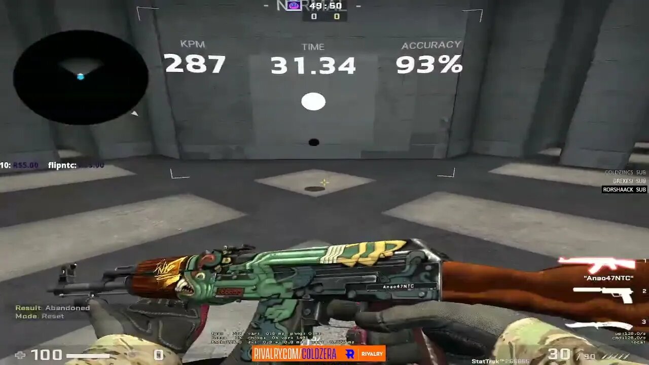 Coldzera aquecendo o pulso