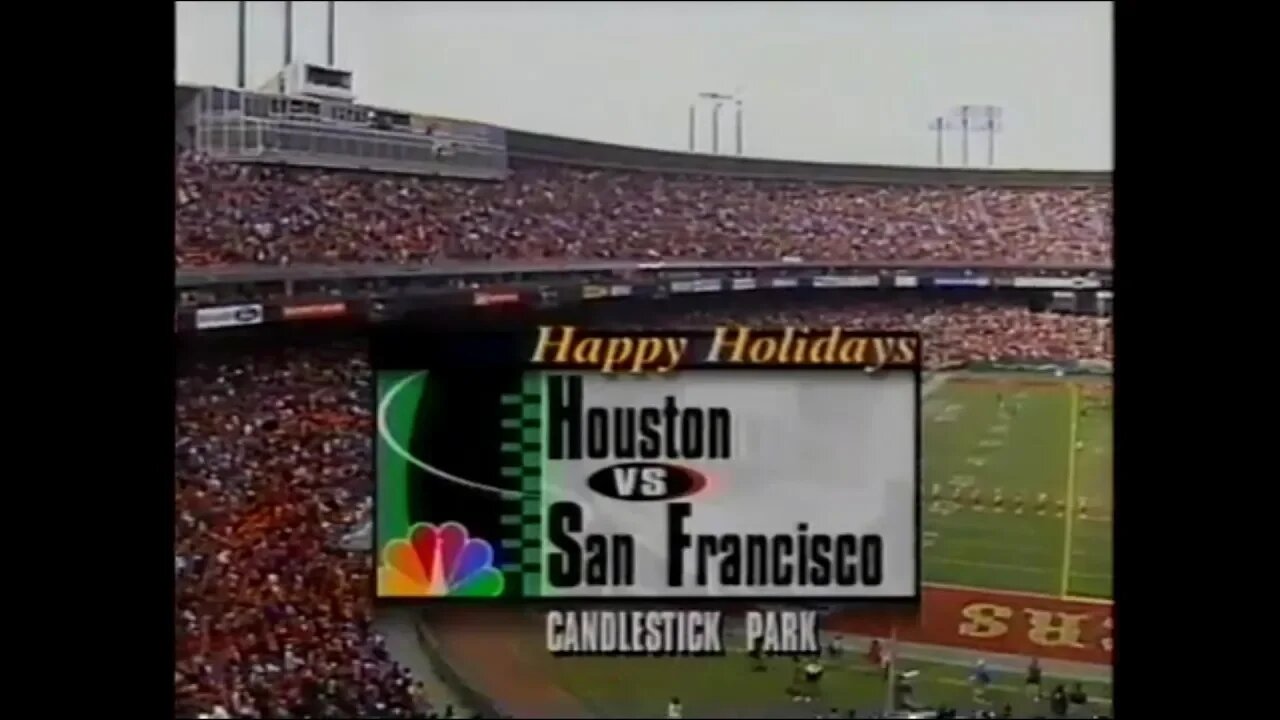 1993-12-25 Houston Oilers vs San Francisco 49ers
