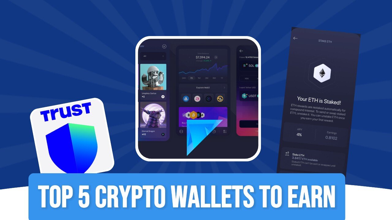 Top 5 Crypto Wallets for Earning & Staking: Maximize Your Crypto Gains