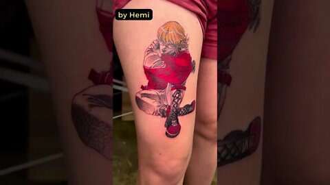 Stunning work by Hemi #shorts #tattoos #inked #youtubeshorts